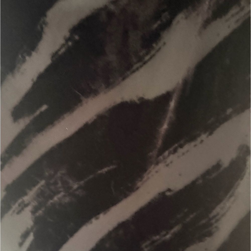 NWOT Anthropologie Black Slip Dress - Cowl Neck - Velvet Zebra Print - Picture 7 of 10